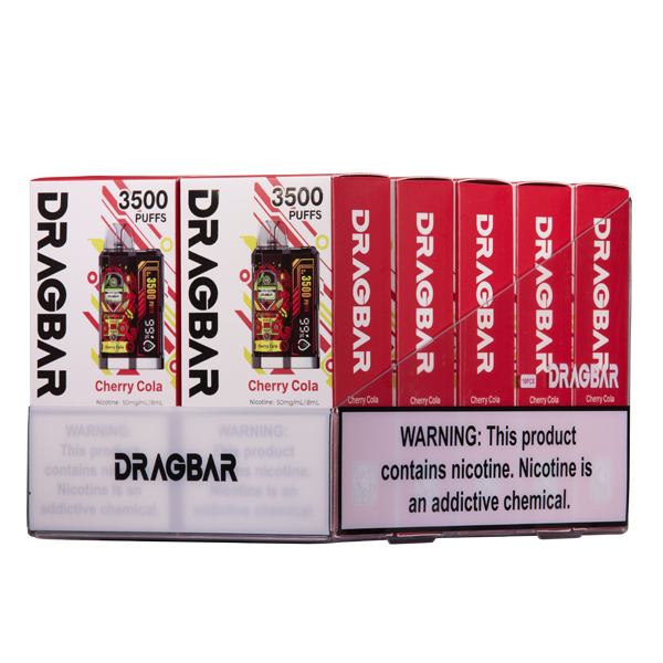 Cherry Cola Zovoo Dragbar B3500 10-Pack for Wholesale