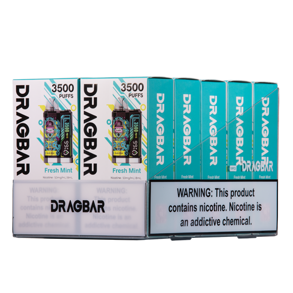 Fresh Mint Zovoo Dragbar B3500 10-Pack for Wholesale 