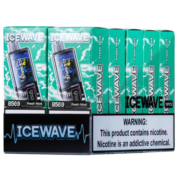 Fresh Mint Icewave 8500 10-Pack for Wholesale