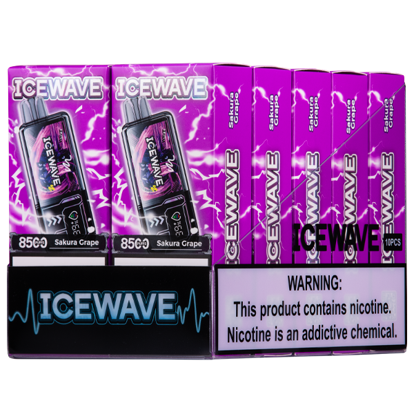 Sakura Grape Icewave 8500 10-Pack for Wholesale