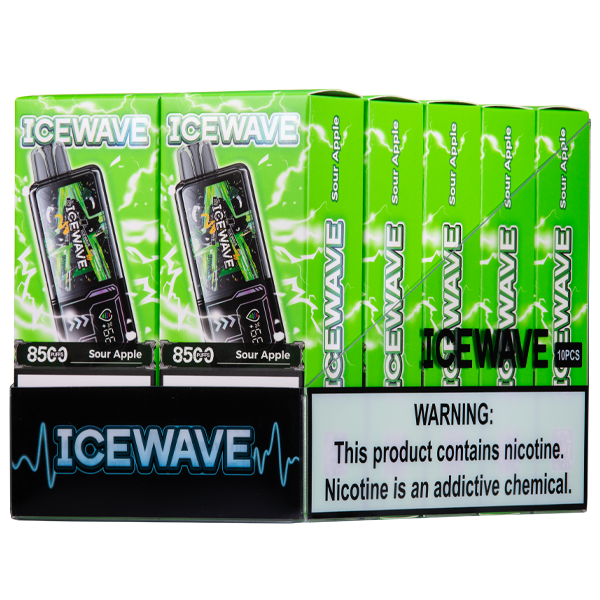 Sour Apple Icewave 8500 10-Pack for Wholesale