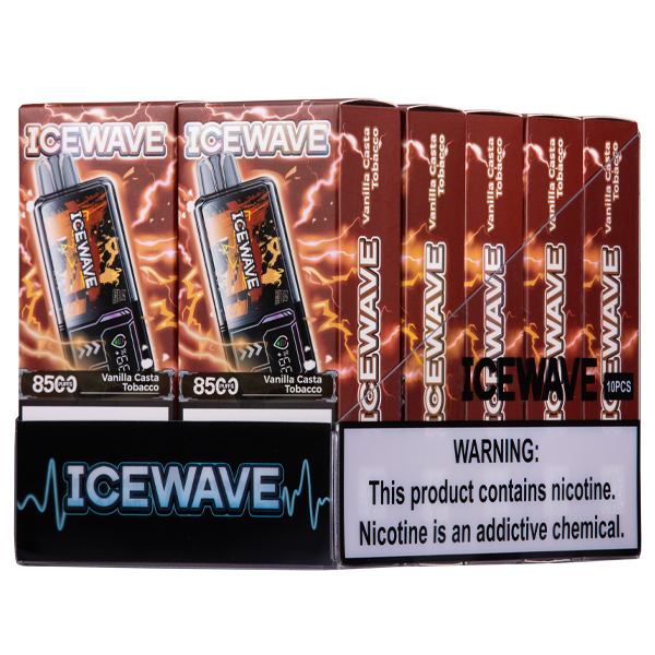 Vanilla Casta Tobacco Icewave 8500 10-Pack for Wholesale