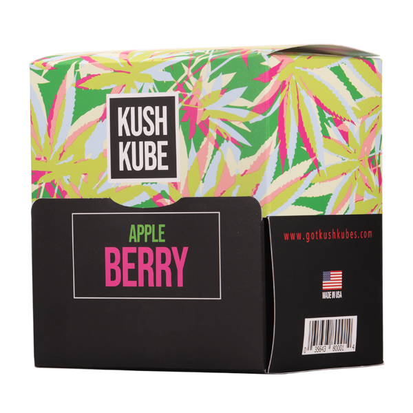 Kush Kube Apple Berry Gummies 2 count 10-Pack Wholesale