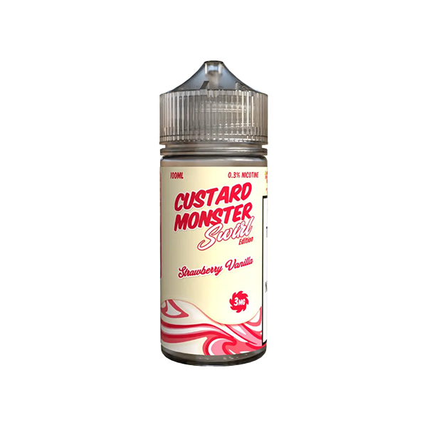 Strawberry Vanilla MONSTER LABS Custard Monster 100ml Swirl Edition for wholesale