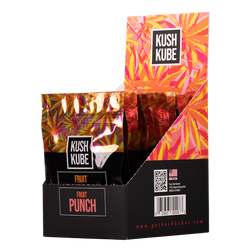 Kush Kube Fruit Punch Gummies 10 count 10-Pack Wholesale 