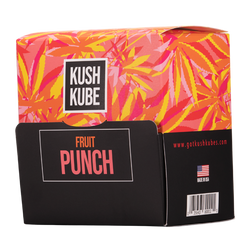 Kush Kube Fruit Punch Gummies 2 count Wholesale 10-Pack