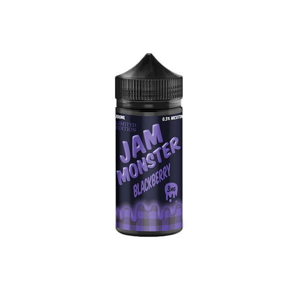 Black Berry MONSTER LABS Jam Monster 100ml for Wholesale