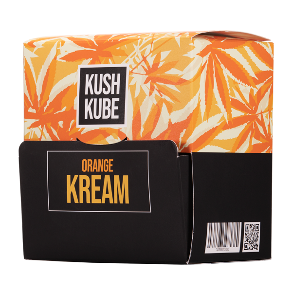 Kush Kube Orange Kream Gummies 2 count 10-Pack Wholesale