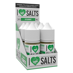 A sweet tasting spearmint vape juice flavor, shop in bulk for I love salts ejuice online
