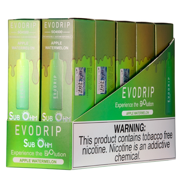 Apple Watermelon EVODrip Vape for Wholesale 10pk