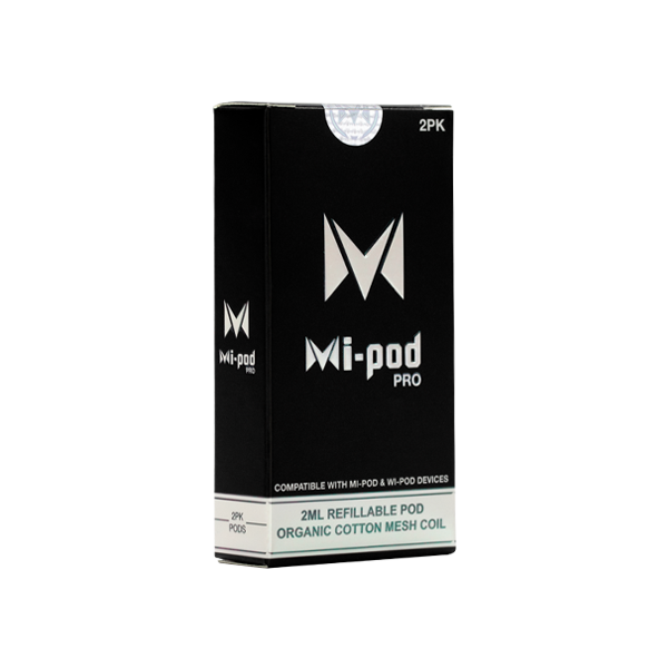 Replacement Mi-Pod PRO Pods, available online in packs of 10 for wholesale ordering