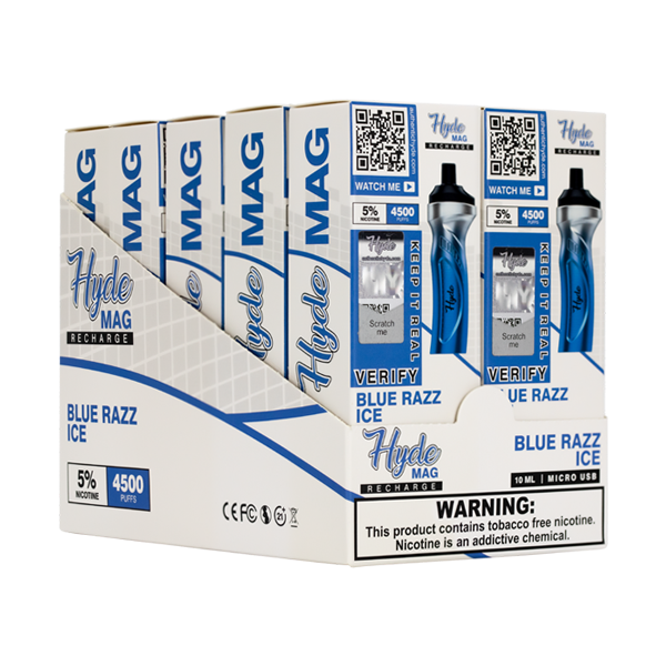 Blue Razz Ice Hyde Mag 10-Pack Display