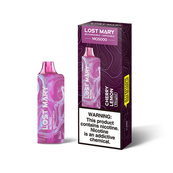 Cherry Lemon Lost Mary MO5000 Packaging