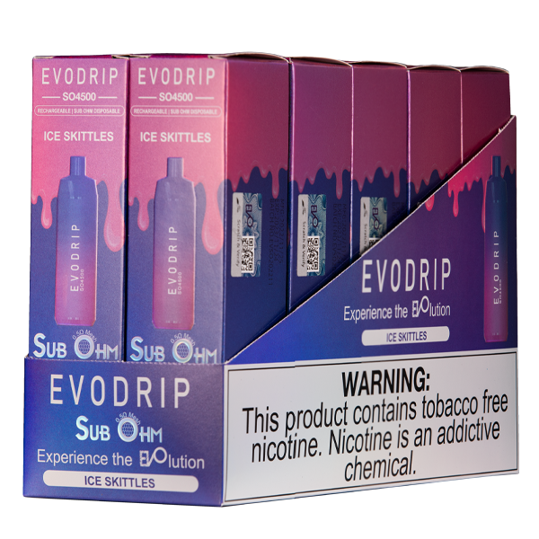 Ice Skittles EVO Drip Vape 10pk Wholesale