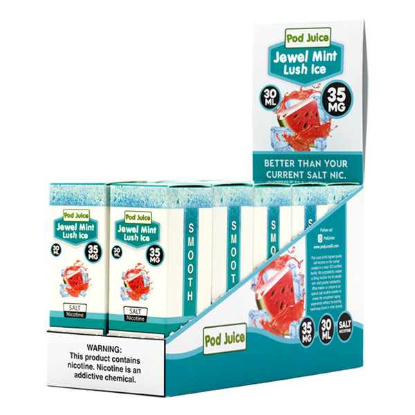Browse the Lush Ice E-liquid from Pod Juice, available online at low wholesale prices