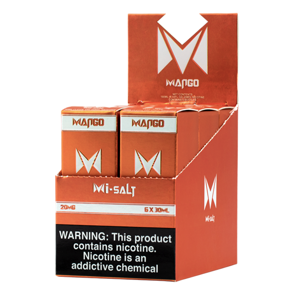 A best-selling fruity pod juice, Mango Mi-Salts is available for wholesale in 20mg & 40mg
