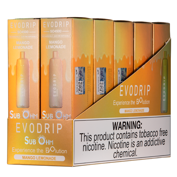 Mango Lemonade EVODRIP Vape 10pk Wholesale