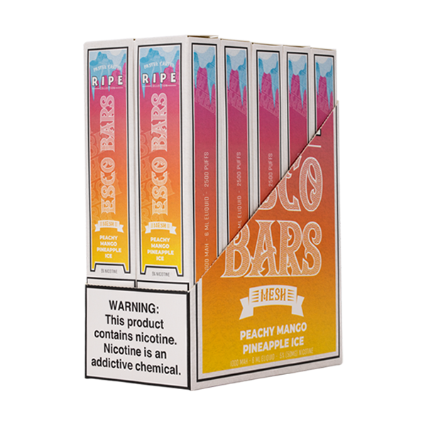 Peachy Mango Pineapple Ice Esco Bar 10-Pack