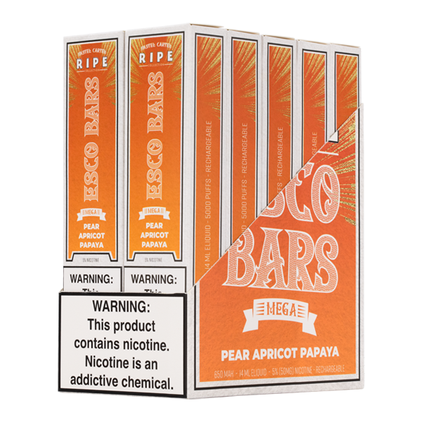 Pear Apricot Papaya Escobar Mega Vape 10-Pack