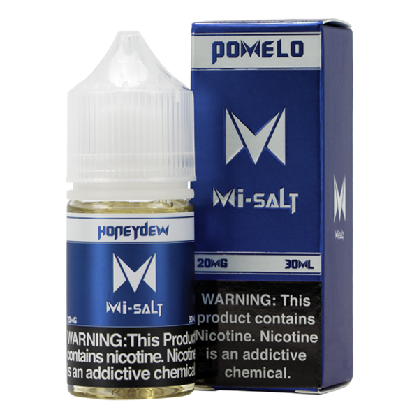 Honeydew Mi-Salt is a fruity flavored vape juice, blended with nicotine salts