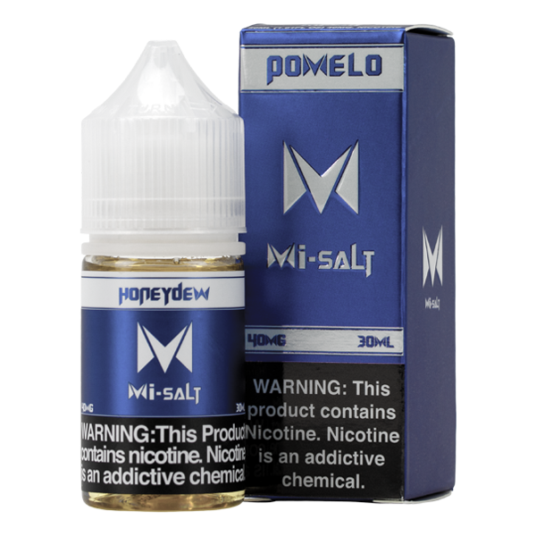 Packs of 6 30ml eliquid with nicotine in 20mg & 40mg, Honeydew Mi-Salts by Mi-One Brands