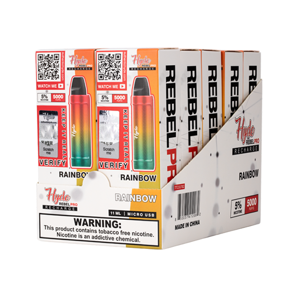 Hyde Rebel Pro Rainbow 10-Pack Store Display