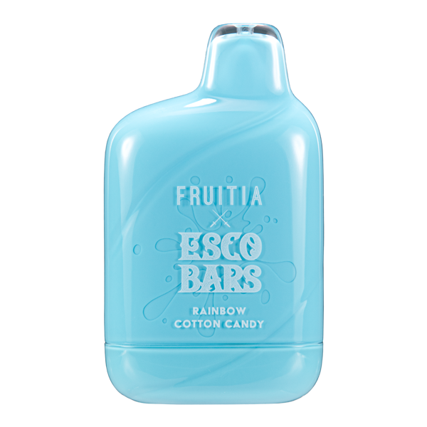 Rainbow Cotton Candy Fruitia X Esco Bar 6000 Puff Vape for Wholesale