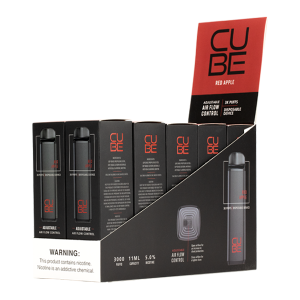 Red Apple Cube Disposable Vape 10-Pack