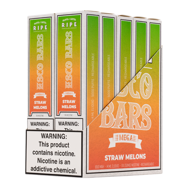 Straw Melons Escobar Mega Vape 10-Pack