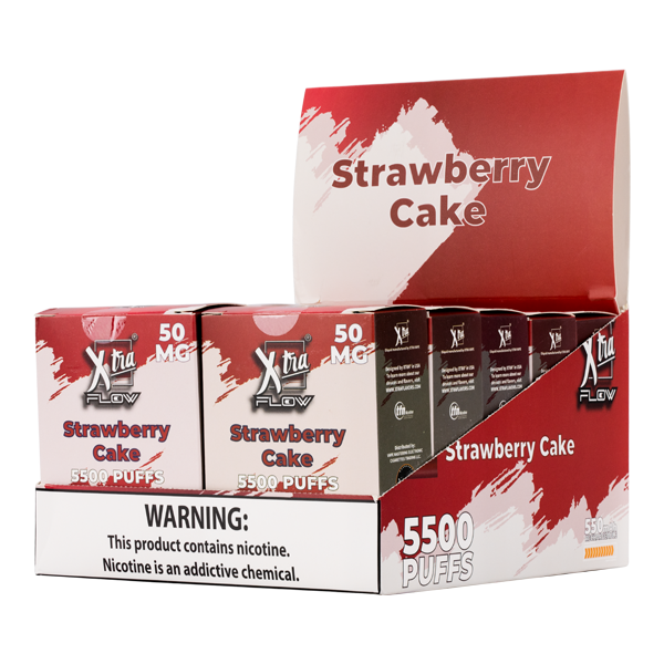 Strawberry Cake Xtra Flow 10-Pack for Wholesale