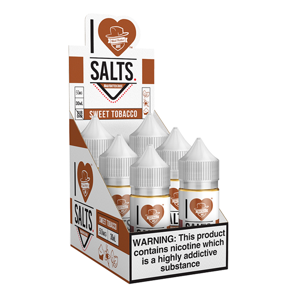 A humbling sweetened tobacco flavored eliquid made by I love salts, available for wholesale online