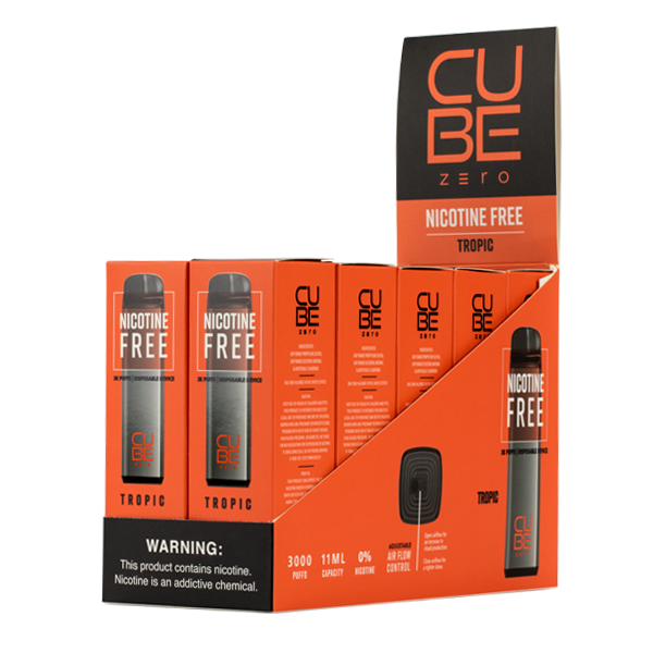 Tropic Cube ﻿Zero Disposable Vape 10-Pack