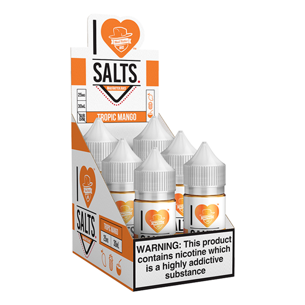 A tropical tasting mango vape juice flavor, shop in bulk for I love salts ejuice online