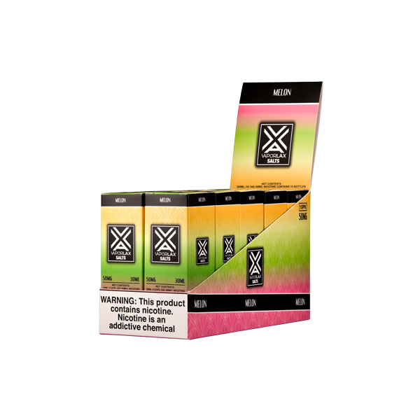 Melon VaporLax Salt 10-Packs for Vape Retail