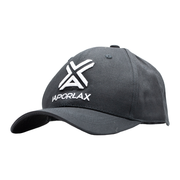 A dad-hat style cap, embroidered with the VaporLax Logo