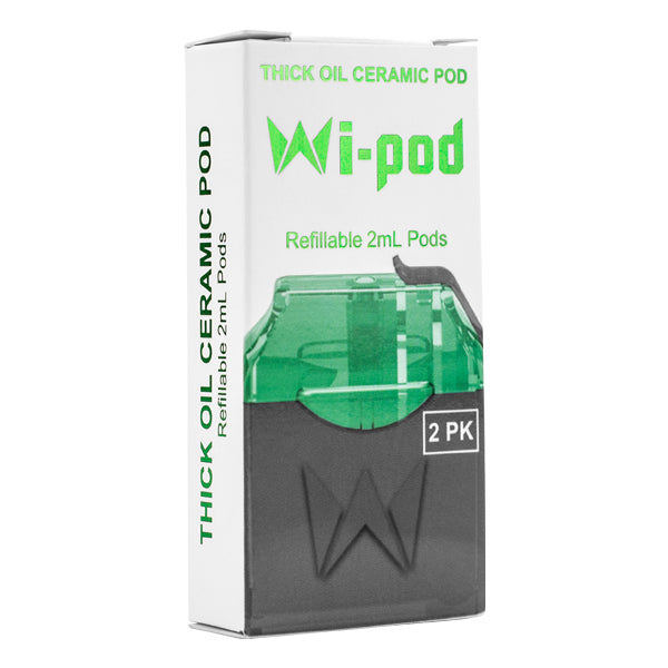 Refillable vape pods made for oil and concentrates, designed for the Wi-Pod concentrate vaporizer