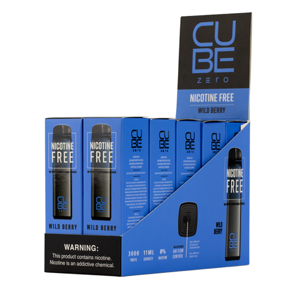 Wildberry Cube Zero ﻿Disposable Vape 10-Pack