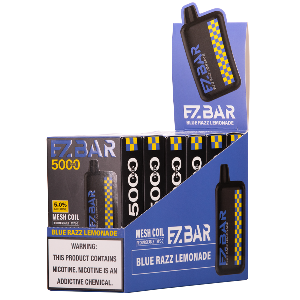Blue Razz Lemonade EZBAR 5000 10-pack Wholesale