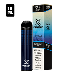 Order bulk disposable vape pens with Sirius Disposables, available now with 2200 puffs of energy drink flavor