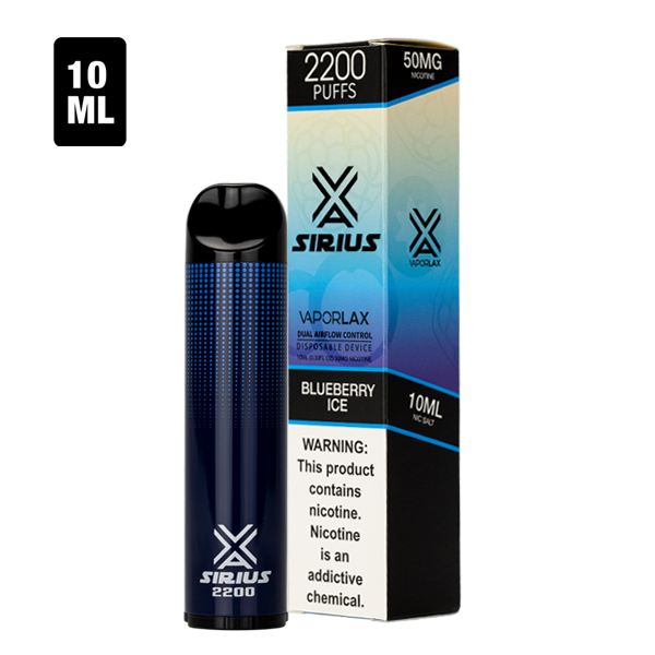 Order bulk disposable vape pens with Sirius Disposables, available now with 2200 puffs of energy drink flavor