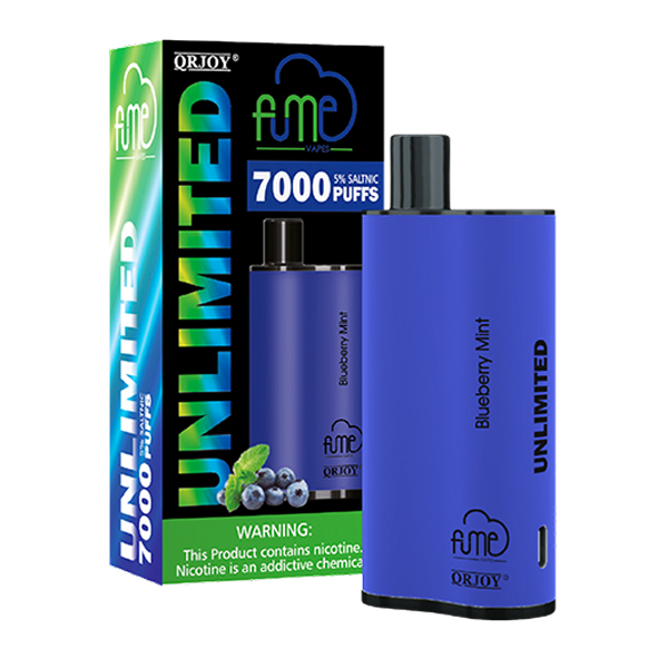 Blueberry Mint Fume Unlimited Vape Wholesale