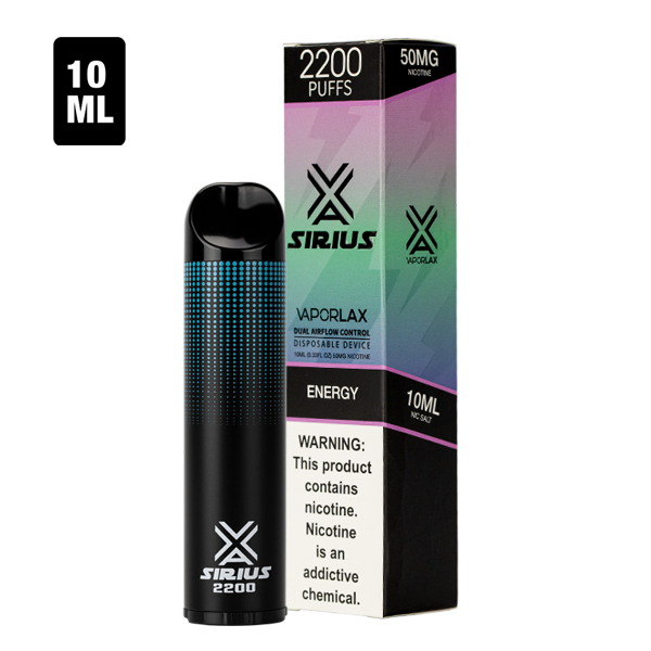 Order bulk disposable vape pens with Sirius Disposables, available now with 2200 puffs of Peach Ice flavor