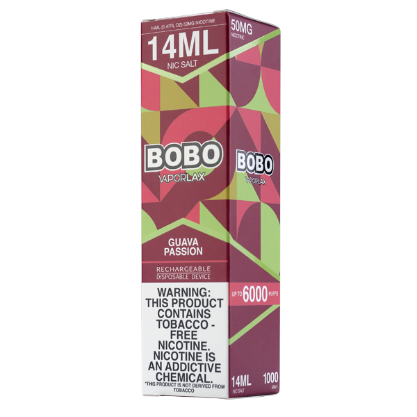 Guava Passion BOBO Disposable Vape Store Packaging