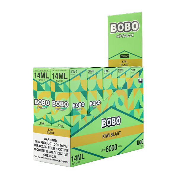 Kiwi Blast BOBO Vape 10-Pack for Wholesale