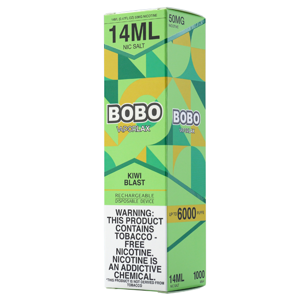 Kiwi Blast BOBO Vape Store Packaging