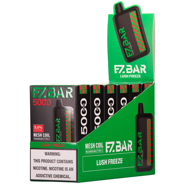 Lush Freeze EZBAR 5000 10-Pack Wholesale