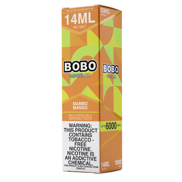Mambo Mango BOBO Vape Store Packaging