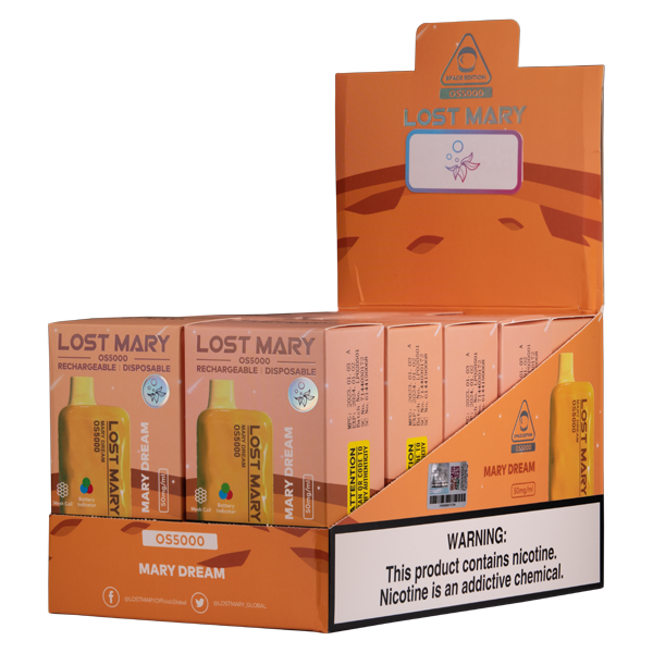 Mary Dream Lost Mary OS5000 Vape for Wholesale 10-Pack