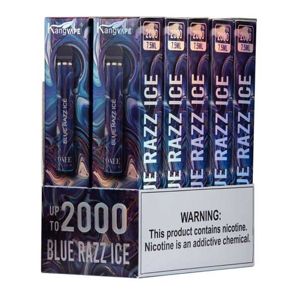 Blue Razz Ice Kangvape Onee Stick Vape Wholesale 10pk