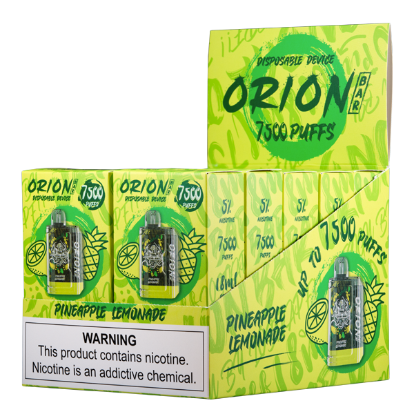 Pineapple Lemonade Orion Bar Vape for Wholesale 10-Pack
